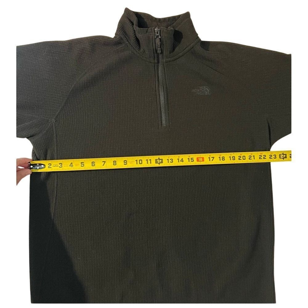 The North Face Men's Black Pullover Long Sleeve Qtr Zip Neck Large Preppy Warm - Picture 7 of 9